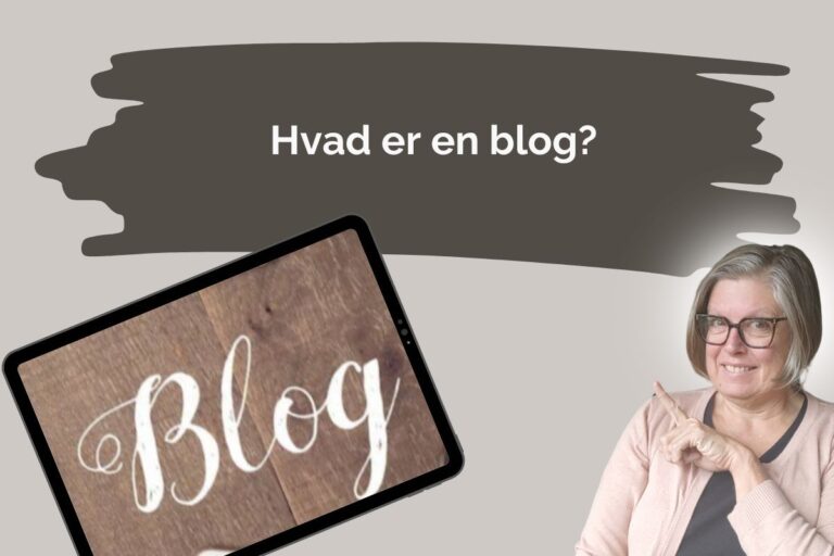 Hvad er en blog - oprindeligt kaldet weblog
