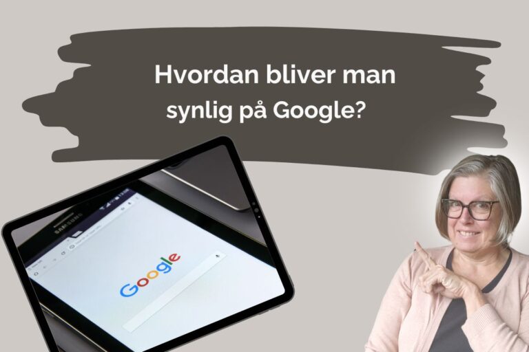 Bliv synlig på Google