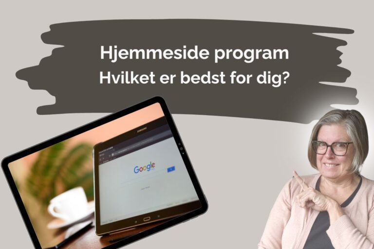 Det bedste hjemmeside program