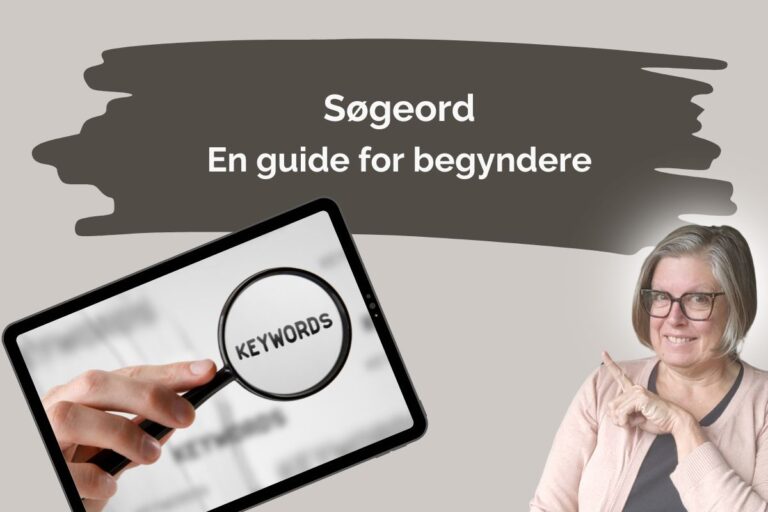 Søgeord - en guide for begyndere