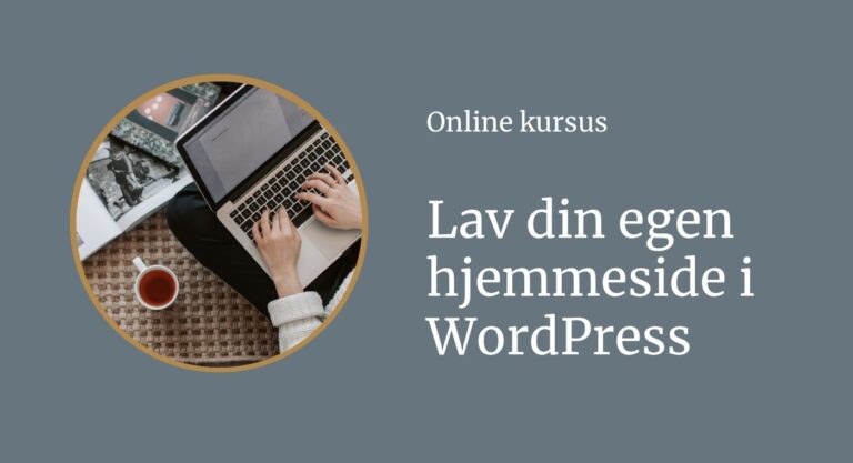 Hjemmeside kursus - byg din egen hjemmeside