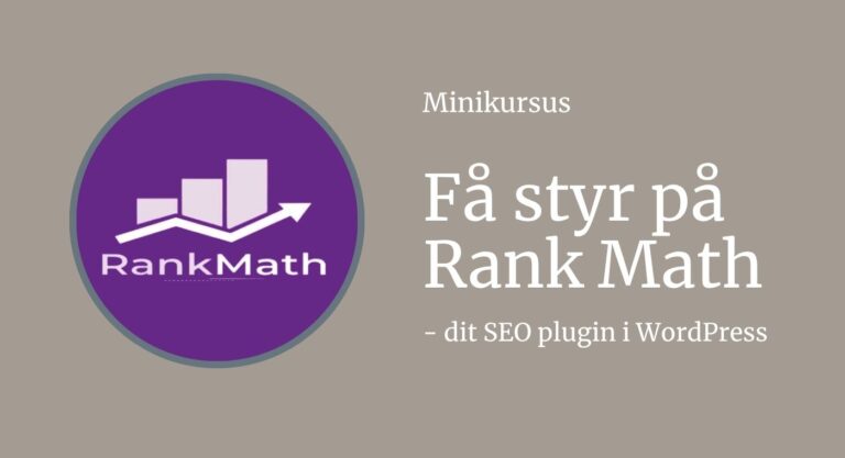 SEO kursus - Rank Math