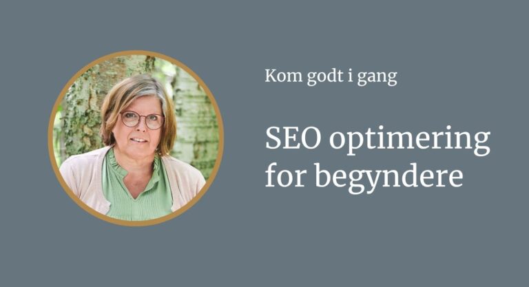 SEO kursus - start rejsen her